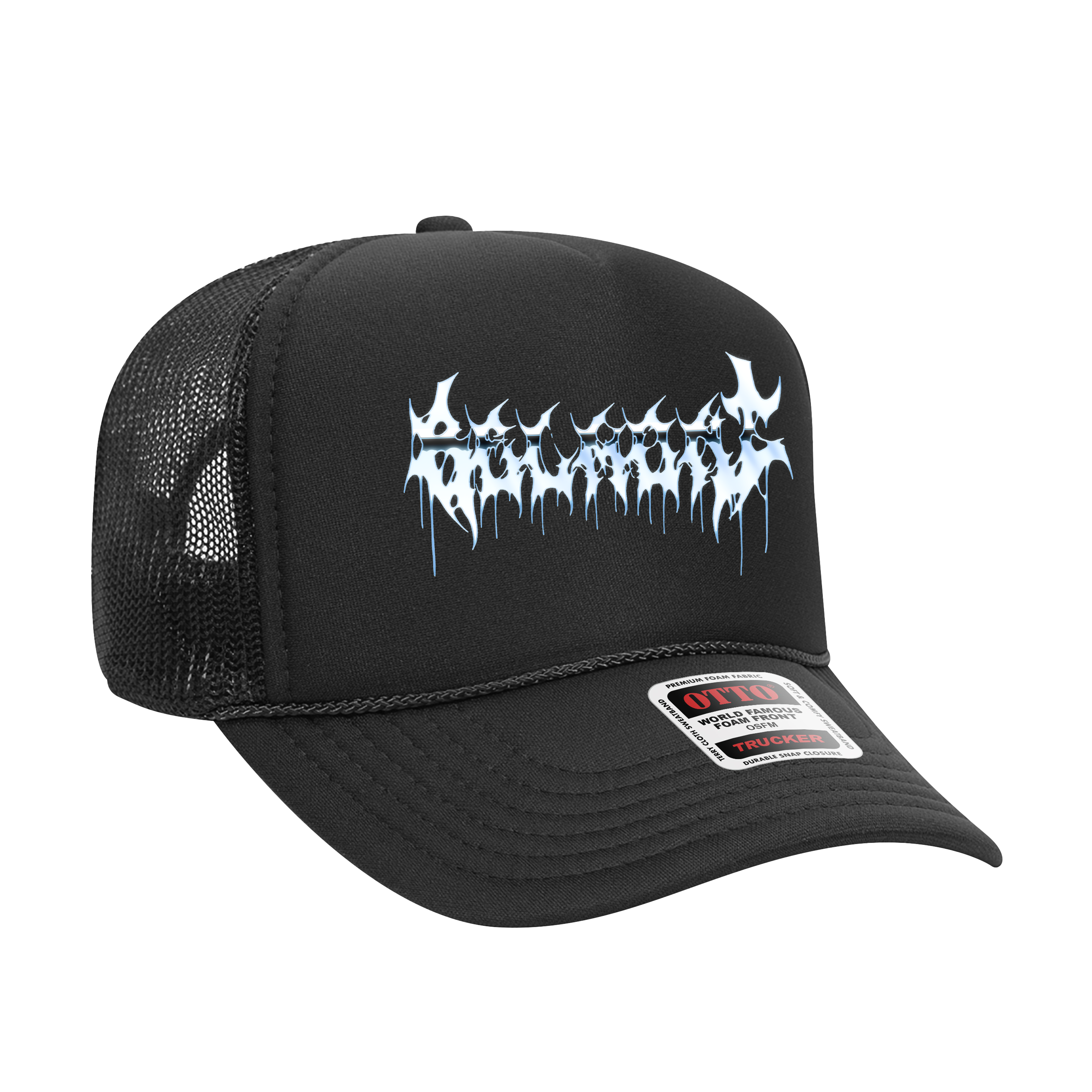 Chrome Metal Trucker Hat – MOTHERSHIP MERCH